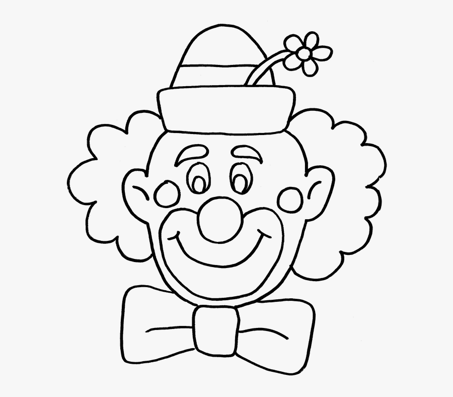 Transparent Clown Face Png - Circus Activities, Transparent Clipart