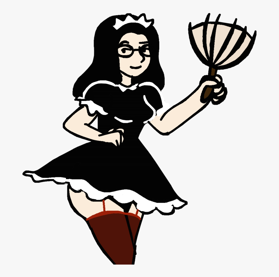 French Maid Cko - Illustration, Transparent Clipart