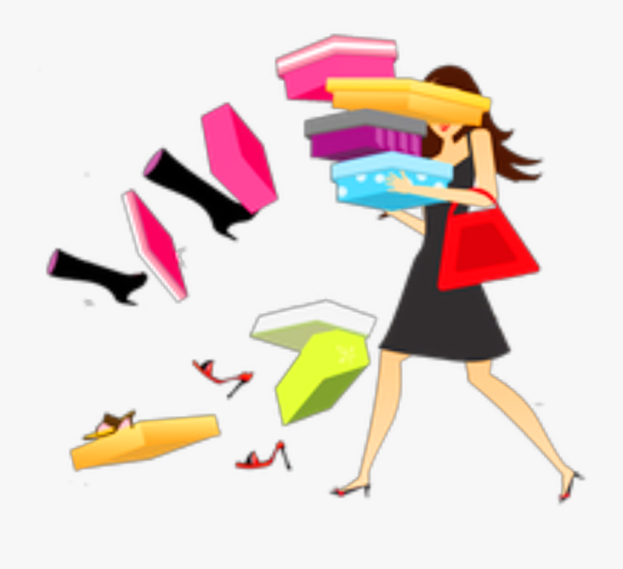 Shopping Girls Png, Transparent Clipart