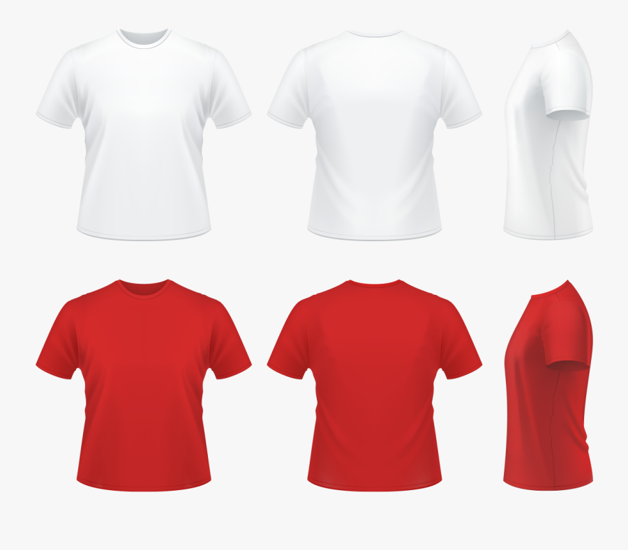 Shirt Undershirt T-shirt Vector Polo White Clothing - T Shirt Vector, Transparent Clipart