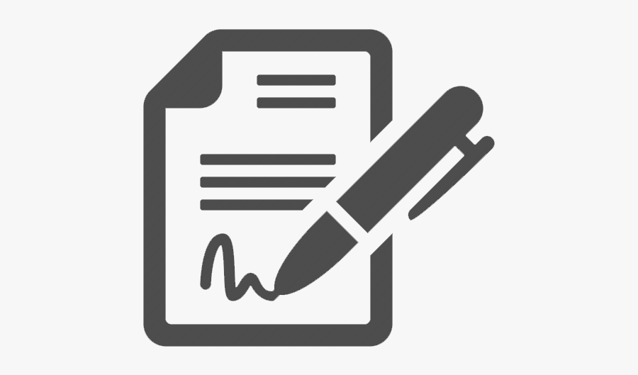 Unfunded Types Orsp Document - Contract Clipart, Transparent Clipart