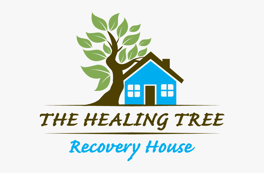 The Healing Tree - House & Tree Logo, Transparent Clipart