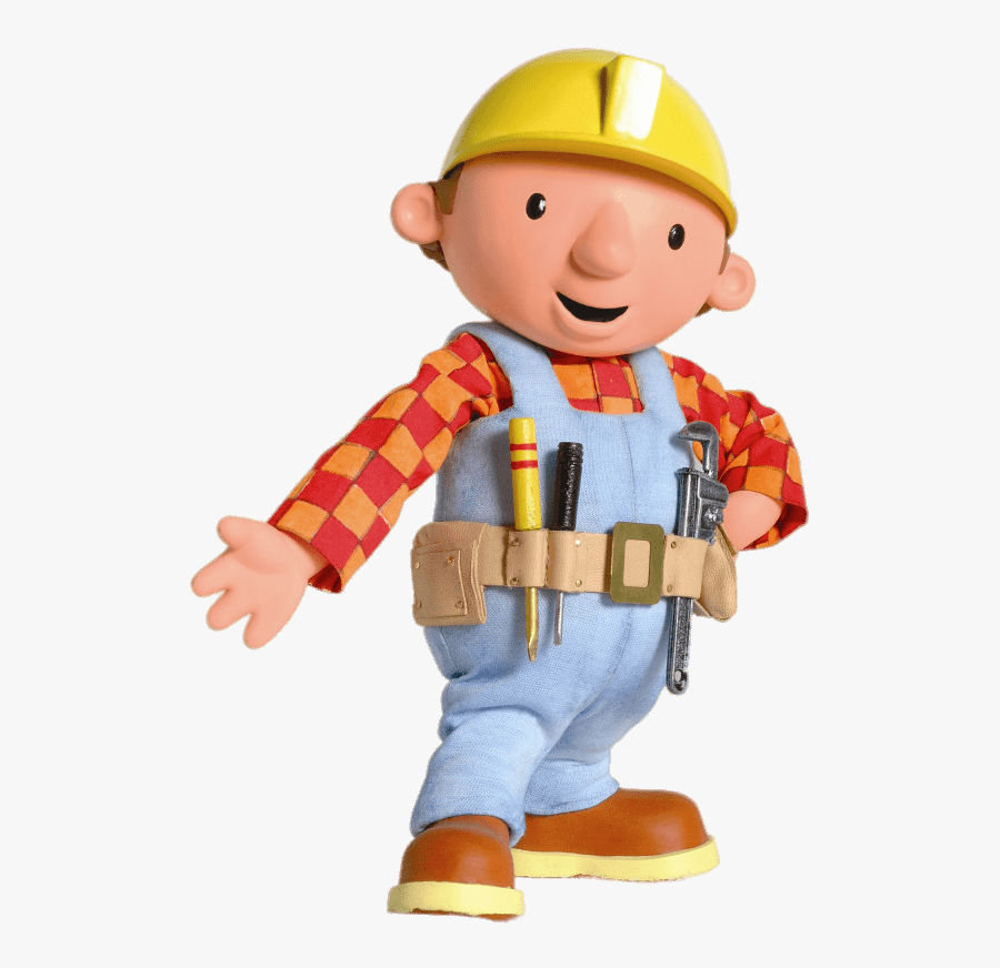 Old Bob The Builder Wearing Tool Belt - Bob The Builder Png, Transparent Clipart