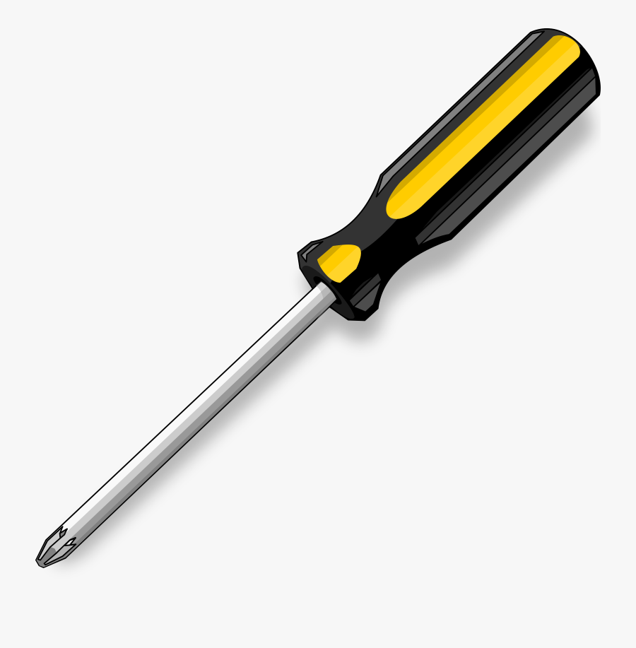 Philip Head Screw Driver, Transparent Clipart