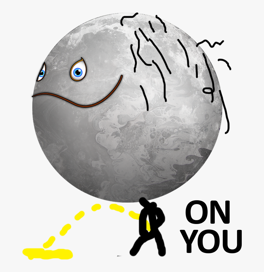 Bad Moon Pee On You - Illustration, Transparent Clipart