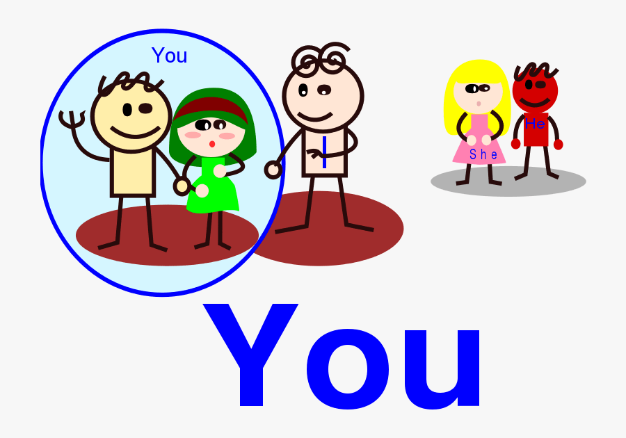 We Clipart - She Pronoun, Transparent Clipart