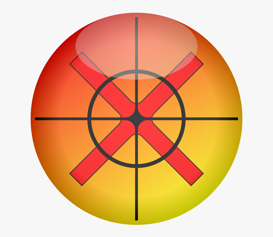 Target Button - Cabelas Inferno Prism Scope, Transparent Clipart