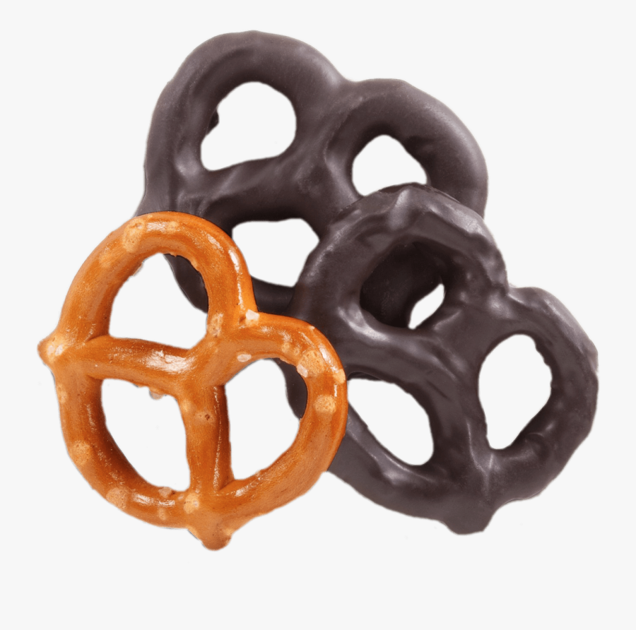 Chocolate Pretzels - Pretzel, Transparent Clipart