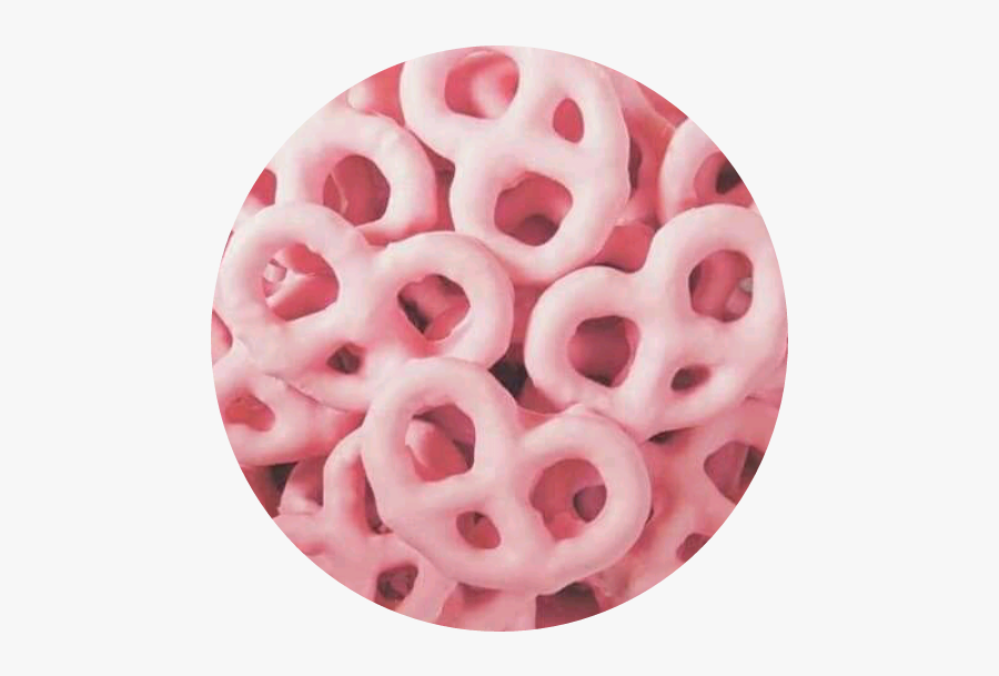 #pretzels #pretzel #food #pink #aesthetic #aestheticcircle - Pastel Aesthetics, Transparent Clipart