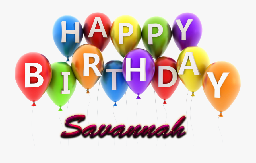 Clip Art Happy Birthday Savannah - Happy Birthday Salman Name, Transparent Clipart