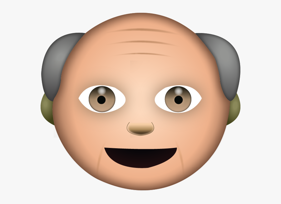 Grandpa Picture Group Download - Grandpa And Grandma Emoji, Transparent Clipart