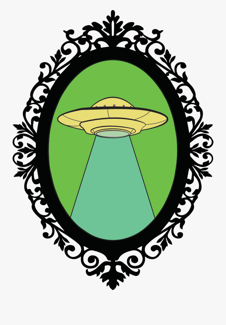 Oval Mirror Frame Clipart - Snow White In Mirror, Transparent Clipart