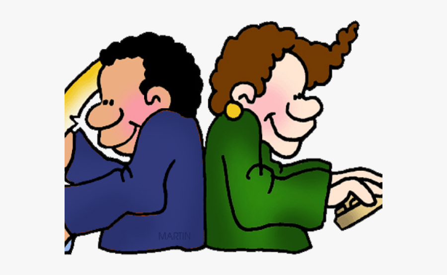 Grammar Cliparts - Writing On Computer Clipart, Transparent Clipart