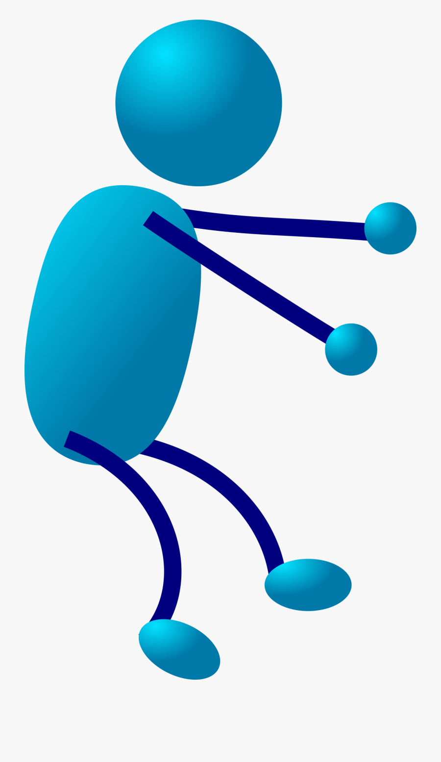 Stick Figure Man Png For Kids - Stick Men Clip Art, Transparent Clipart