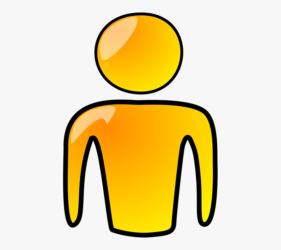 Person, Gold, Stick, Shiny, Symbol, Yellow, Torso - สั ญ ญ ลักษณ์ คน, Transparent Clipart
