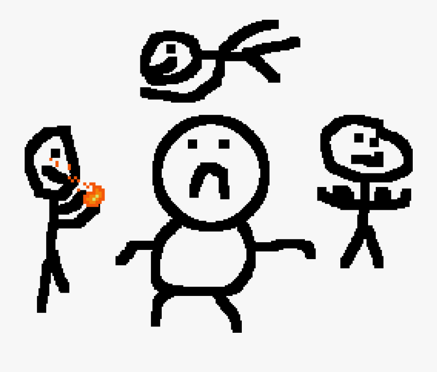 Sad Fat Guy - Cartoon, Transparent Clipart