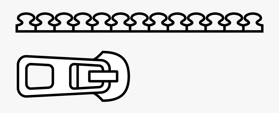 Clipart - Zipper Pull Clip Art, Transparent Clipart