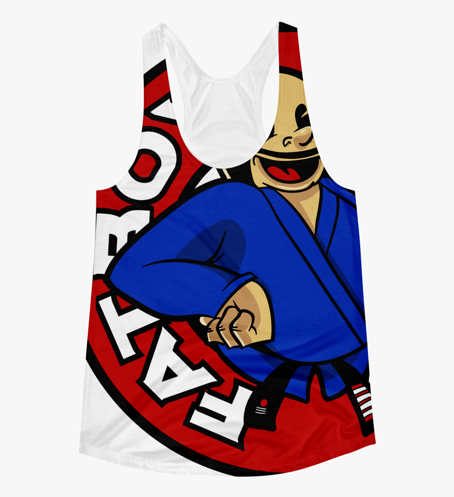 Fat Guy On Rashguard - Fatty Jiu Jitsu, Transparent Clipart
