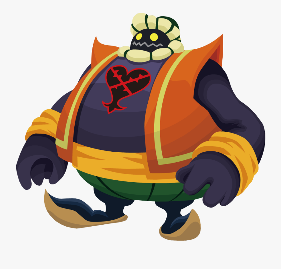 Transparent Fat Clipart - Kingdom Hearts Heartless Fat, Transparent Clipart