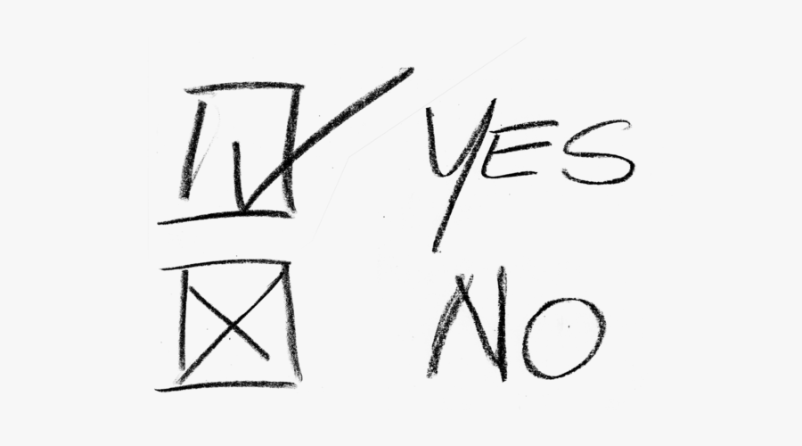 Consent Black And White, Transparent Clipart