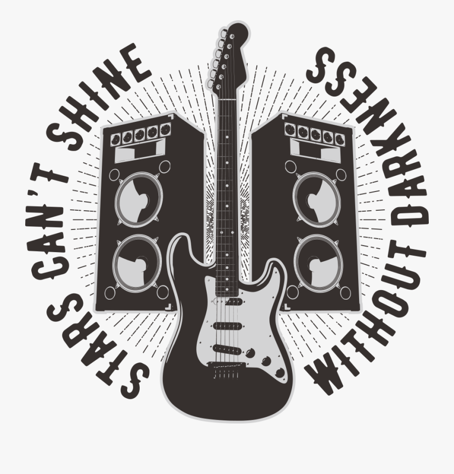 Guitar Acoustic Microphone Vector Electric Free Photo - Guitar, Transparent Clipart