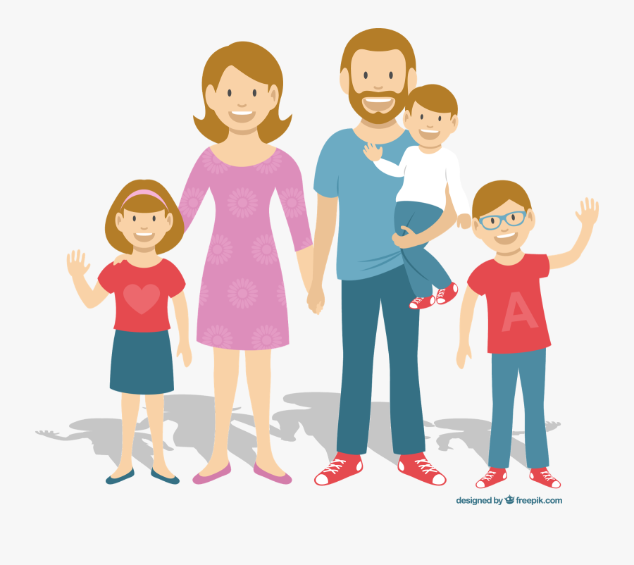 Clip Art Familia Png - Kids Family Png, Transparent Clipart