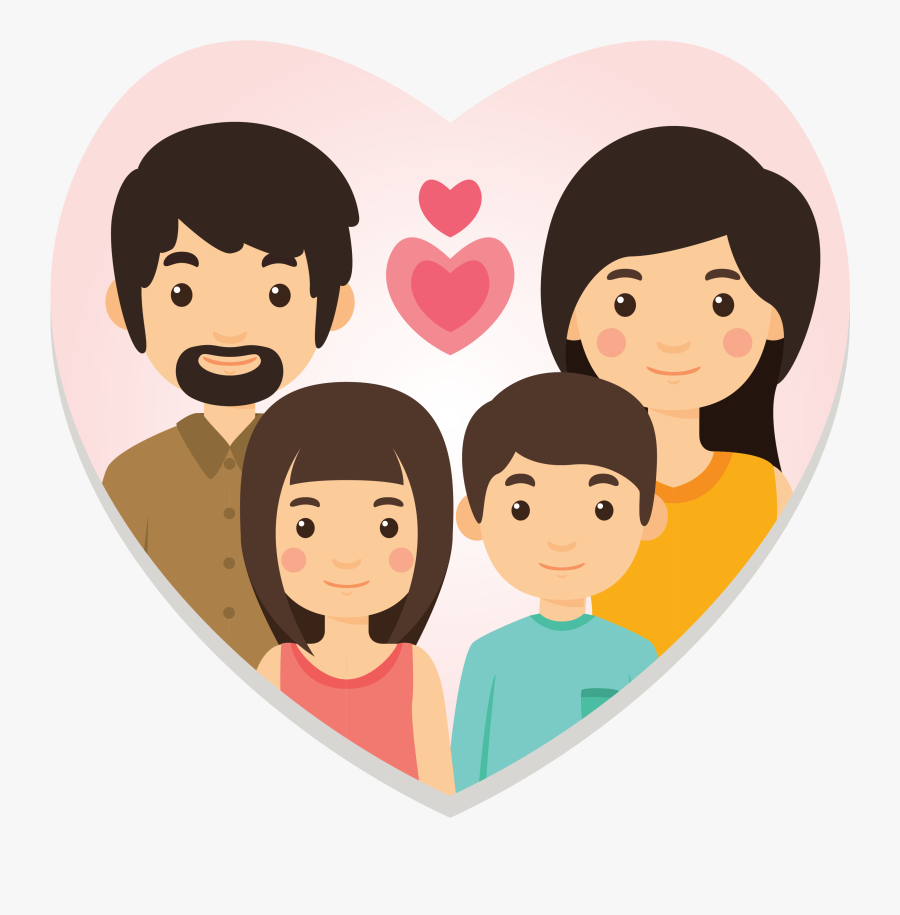 Del Vector De La Familia - Family Vector, Transparent Clipart
