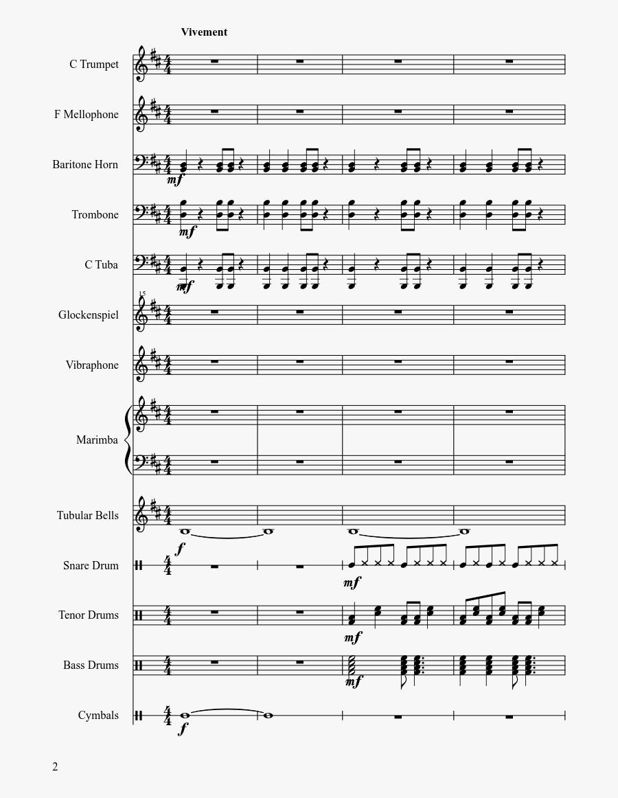 Ddc Six Stage/boss Sheet Music 2 Of 55 Pages - Sheet Music, Transparent Clipart