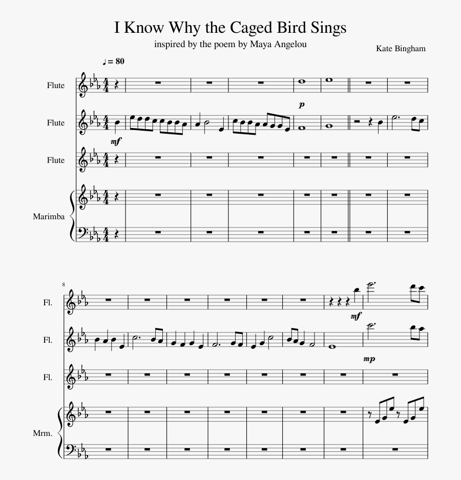 I Know Why The Caged Bird Sings Poem - Love Like You Steven Universe Piano Sheet Music Easy, Transparent Clipart