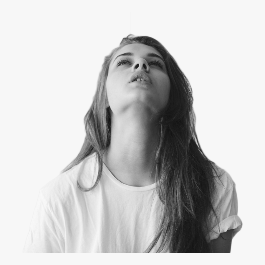 Download Hopeful Girl Png 198 - Girl Tired And Sad, Transparent Clipart