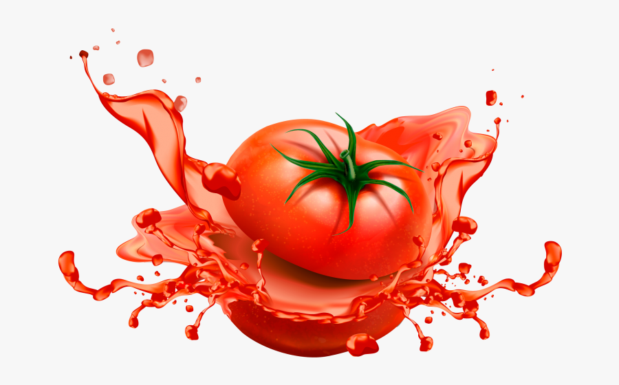 Sliced Tomato Design - Tomato Design, Transparent Clipart