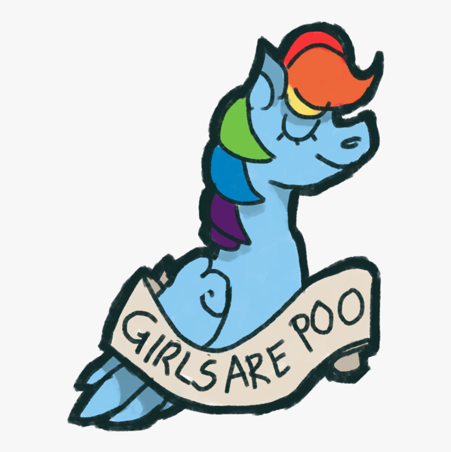 Weepysheep, Mouthpiece, Old Banner, Rainbow Dash, Rude, Transparent Clipart