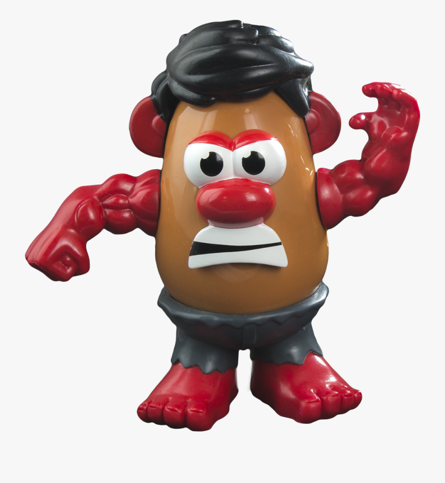 Red Hulk Mr Potato Head - Mr Potato Head Mad, Transparent Clipart