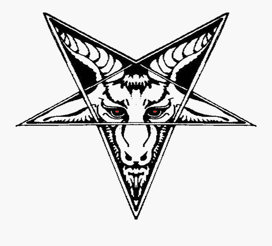 Clipart Resolution 2000*1739 - Satanic Goat Star, Transparent Clipart
