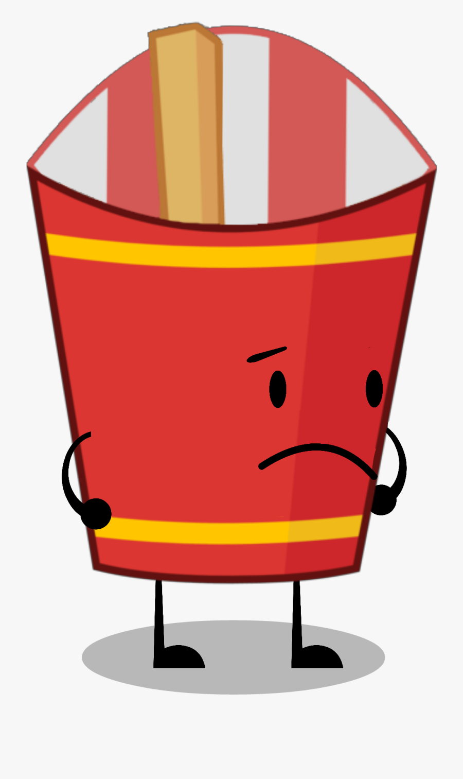 Fries Clipart Cup Mcdonalds - Battle For Dream Island Fries, Transparent Clipart