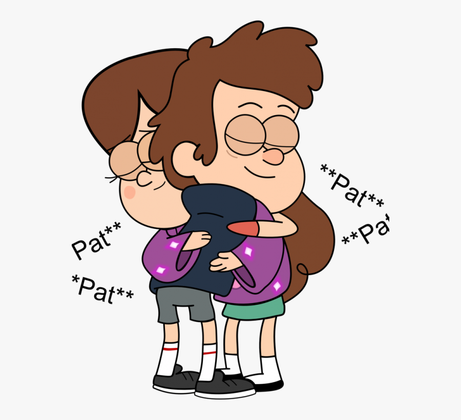 Transparent Good Friends Clipart - Gravity Falls Mabel And Dipper Hug, Transparent Clipart