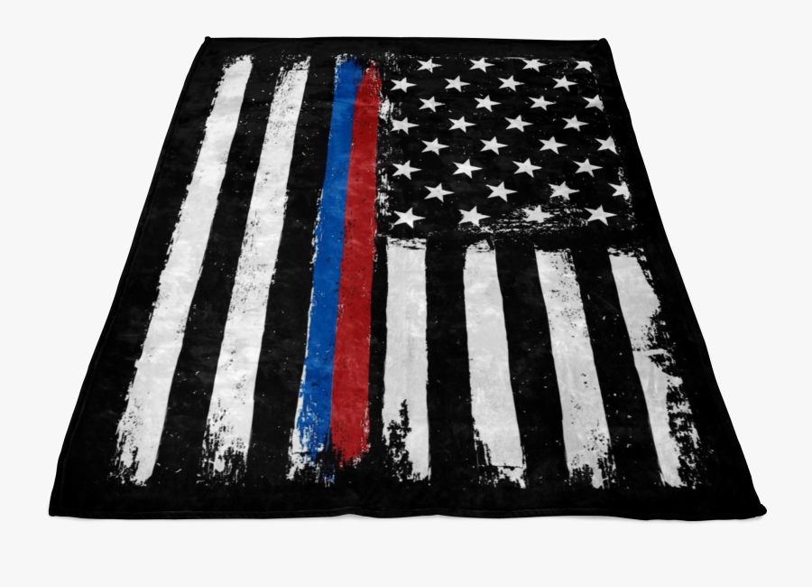 Distressed Tbl/trl Stars And Stripes Fleece Blanket - Flag Of The United States, Transparent Clipart