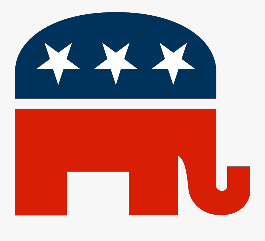 Republican Elephant, Transparent Clipart