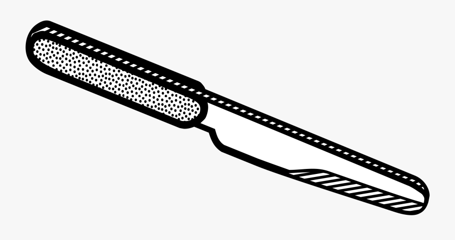 Line Art Of Knife, Transparent Clipart