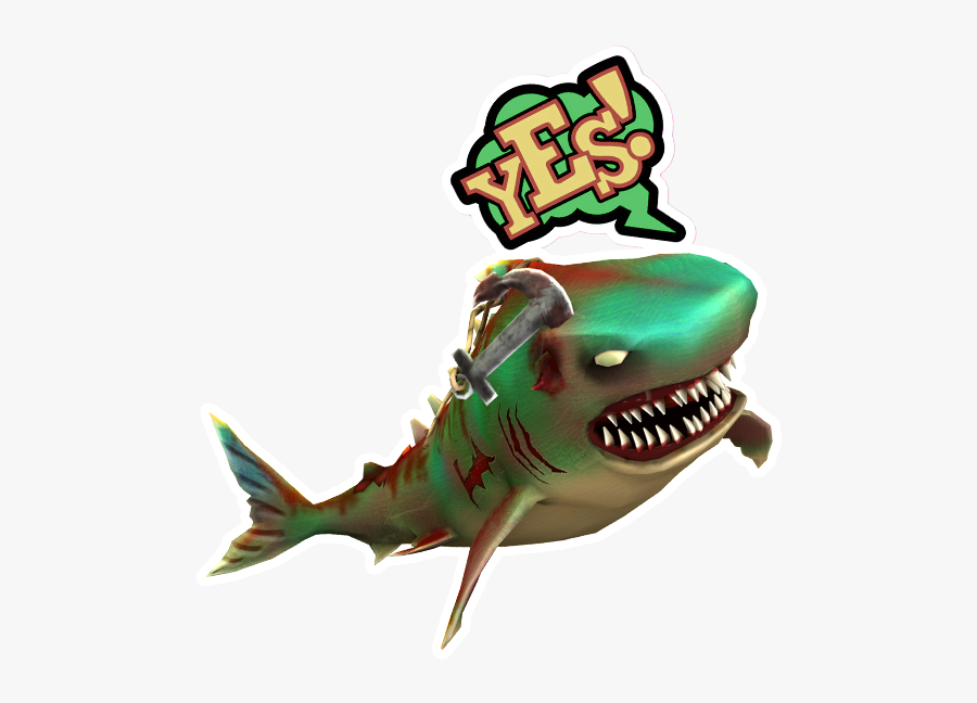 Double Head Shark Attack Messages Sticker 5 Png - Double Head Shark Attack First Dino Shark, Transparent Clipart