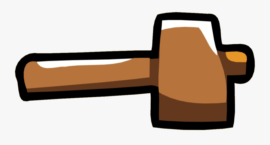 Transparent Mallet Clipart - Scribblenauts Hammer, Transparent Clipart