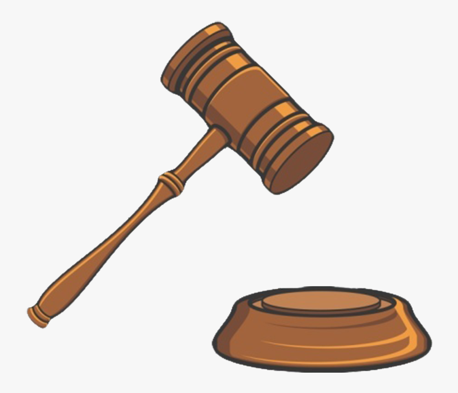 Clipart Hammer Lawyer - Court Clipart, Transparent Clipart