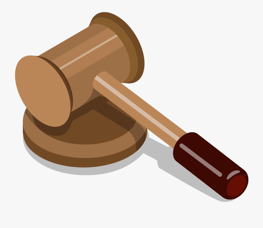 Judge Cartoon Gray - Cartoon Judge Gavel Png, Transparent Clipart