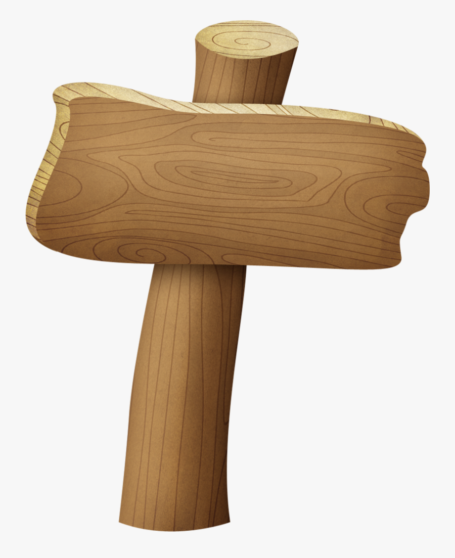 Clip Art Cartoon Mallet - Clipart Wooden Sign Png, Transparent Clipart