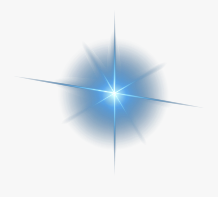 Decorative Triangle Symmetry Light Material Effect - Star Lens Flare Png, Transparent Clipart