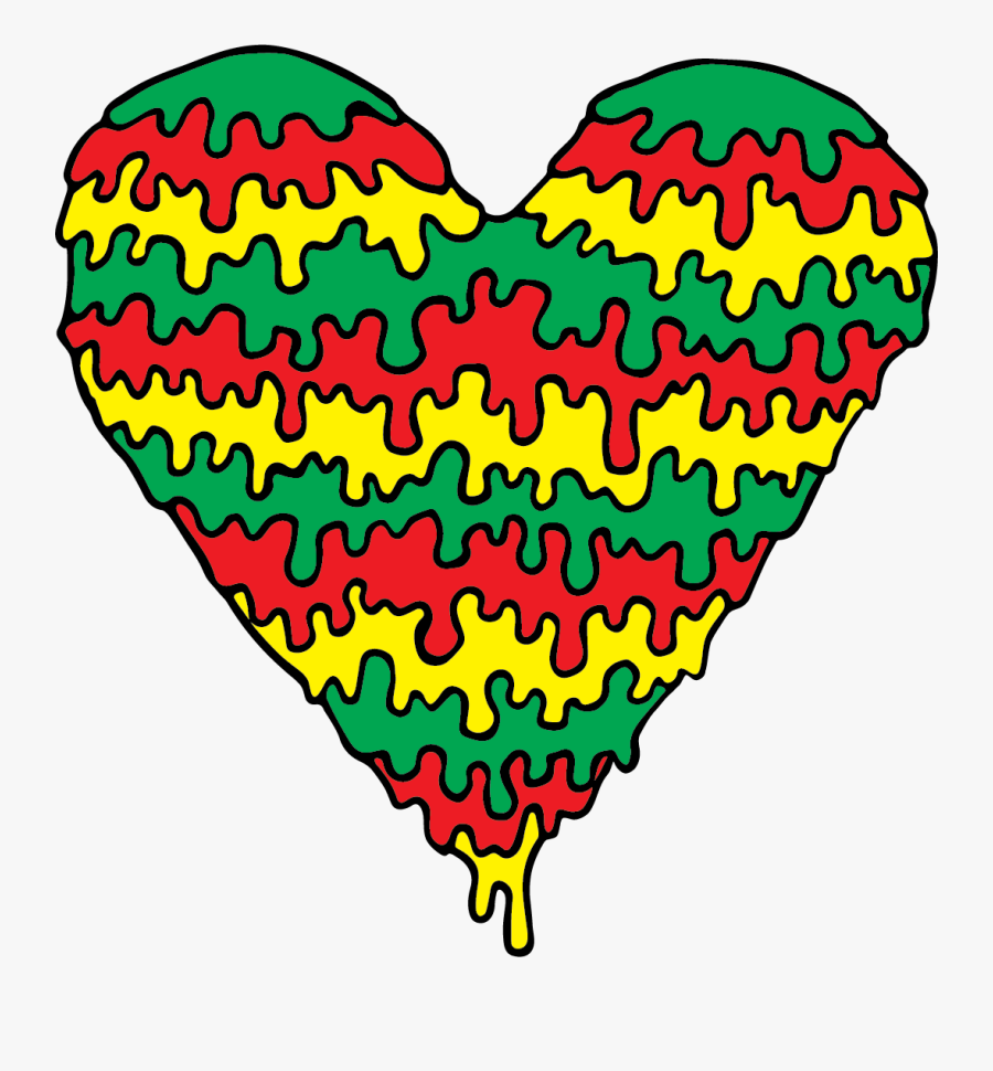 Messy Heart Vector, Transparent Clipart