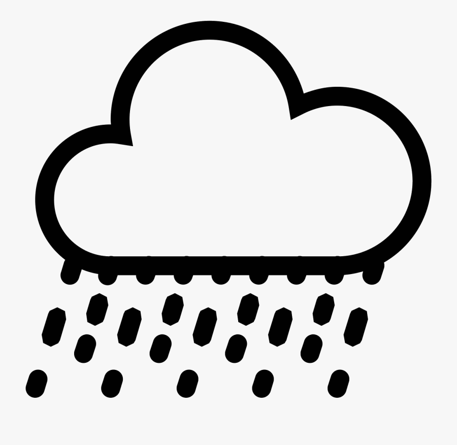 Raindrop Clipart Moisture - Cloud With Lightning Icon, Transparent Clipart