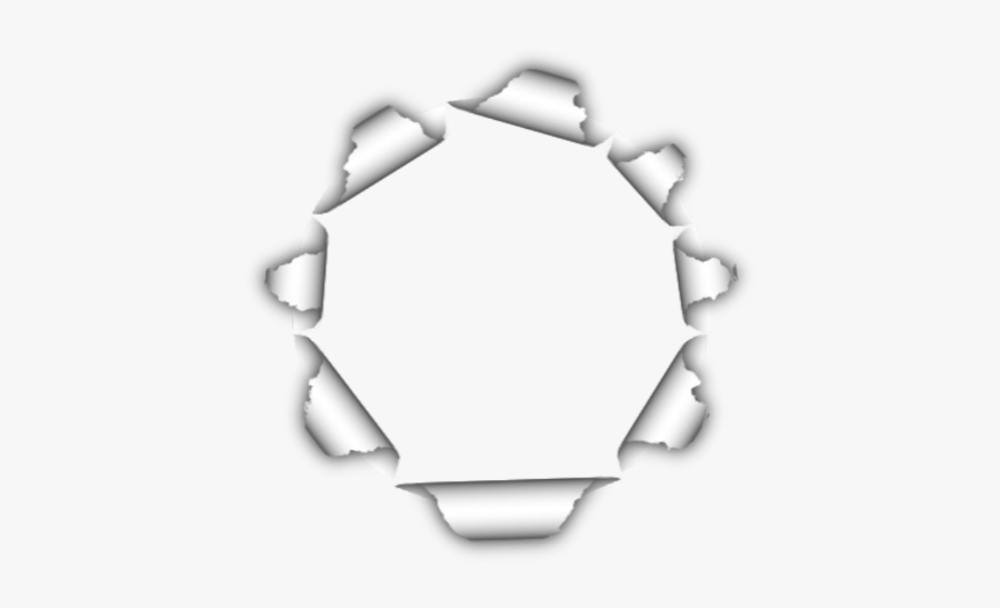 Hole Tearing Tear Burst Punch - ملحقات فوتوشوب بدون تحميل, Transparent Clipart