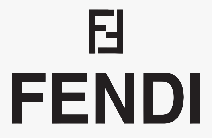 Fendi Logo, Transparent Clipart
