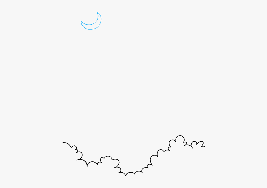 How To Draw Night Sky - Drawing, Transparent Clipart